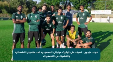 موعد مزدوج.. تعرف على توقيت مباراتي السعودية ضد مقدونيا الشمالية والتشيك في التصفيات